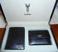 Conjunto carteira e porta-moedas YANKO - Preço Fixo