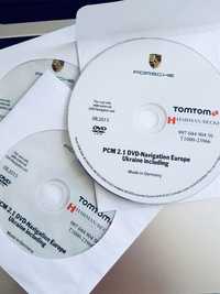 DVD Диск Навигация Порше Porsche Украина Европа PCM 2.0 2.1 3.0