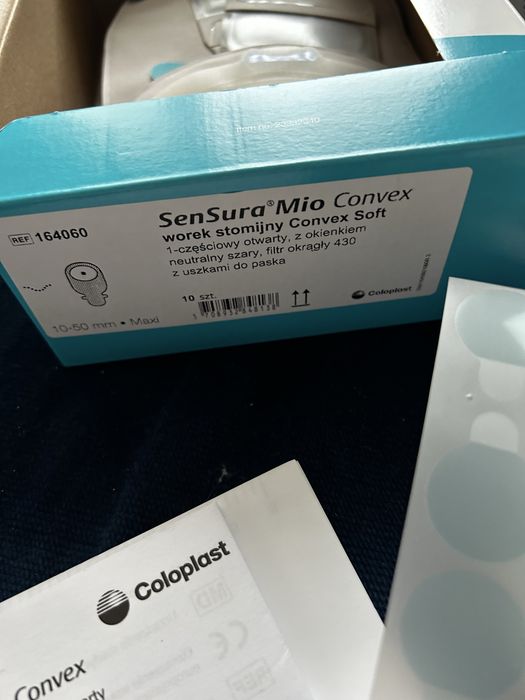 Sensura mio convex worki stomijne +pasta i waciki
