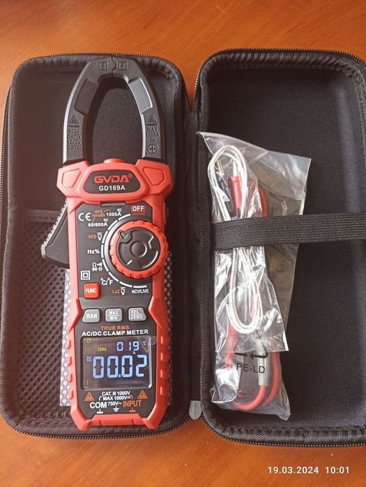 Струмові кліщі HT206D, HT208D (1350грн) , Токовые Клещи HT206D, HT208D