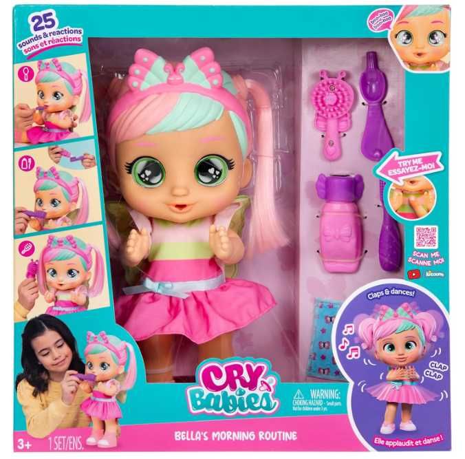 Кукла Край Беби Плакса Белла интерактивная кукла Cry Babies Bella's