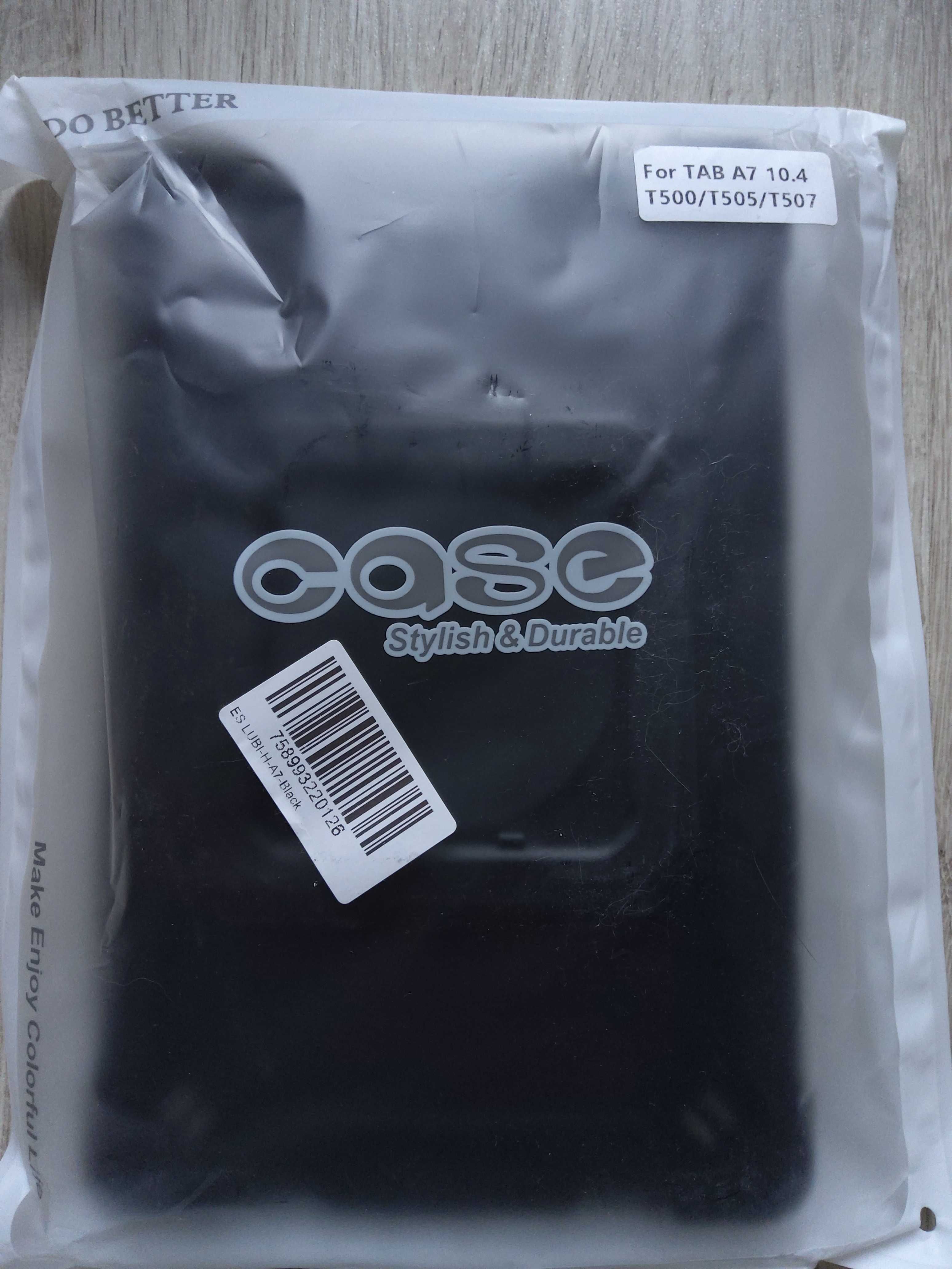 Czarne pancerne etui case obudowa Samsung Tab A7 10.4 T500/T505/T507