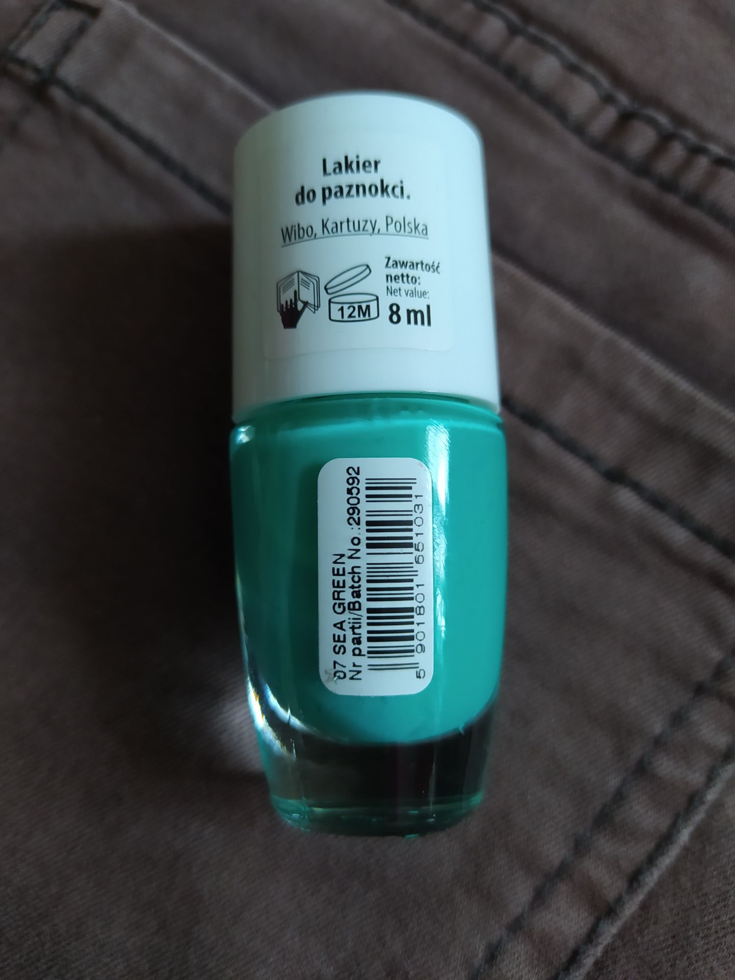 Lakier do paznokci Wibo Sea green 07