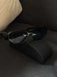 Czarne okulary damskie Prada Eyewear przeciwsłoneczne nowe