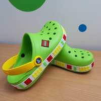 Уцінка ! Crocs Lego Green Крокси для хлопчиків