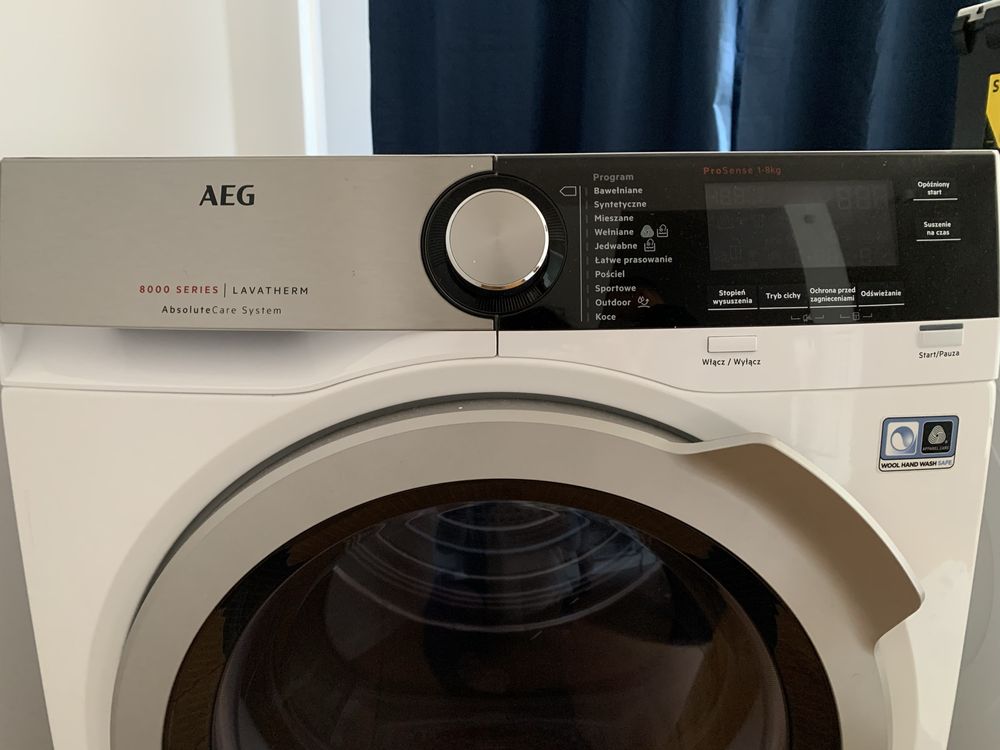 Suszarka do ubrań AEG 8000 series lavatherm Absolute care system