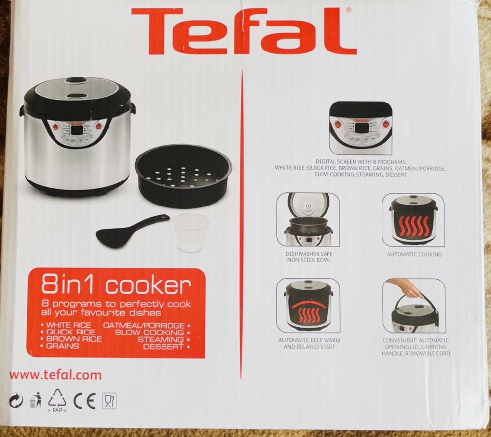 Tefal 8 в 1 мультиварка. Англія.