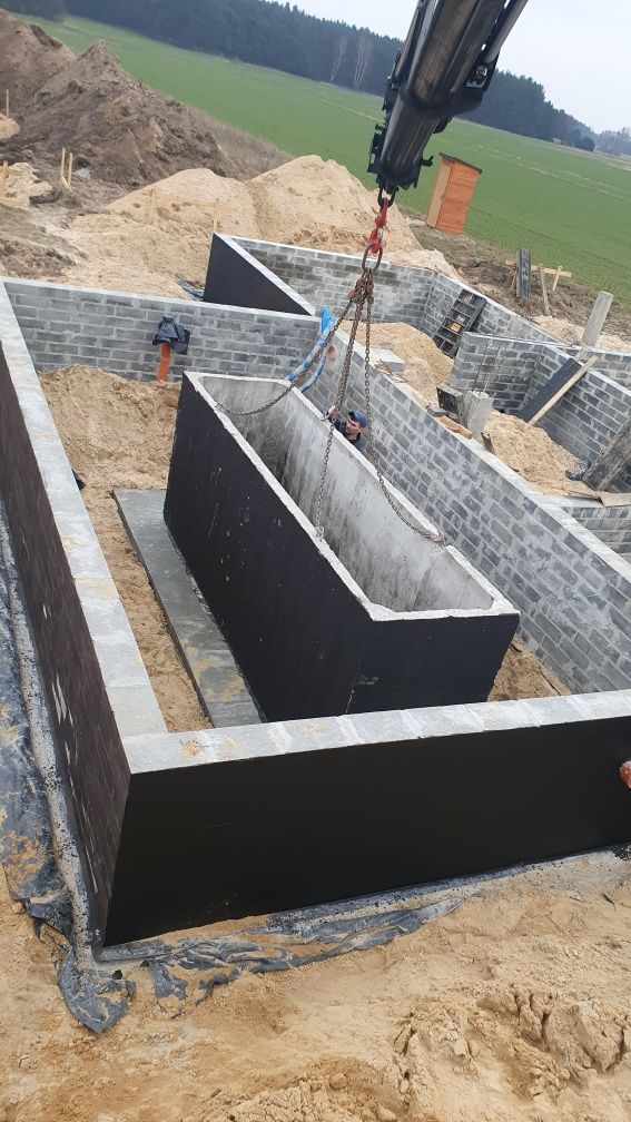 Szambo betonowe 10m3 zbiornik betonowy zbiornik na deszczówkę piwnica