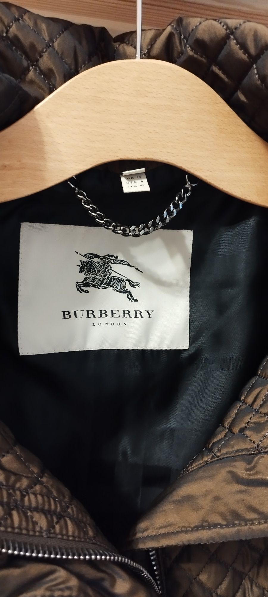 Krótki pikowany płaszcz/kurtka Burberry
