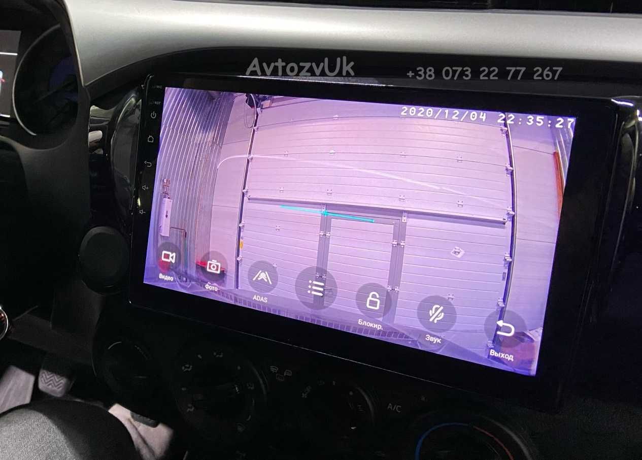 Магнитола HILUX Toyota SURF Хилюкс GPS Tesla 2 дин CarPlay Android 14