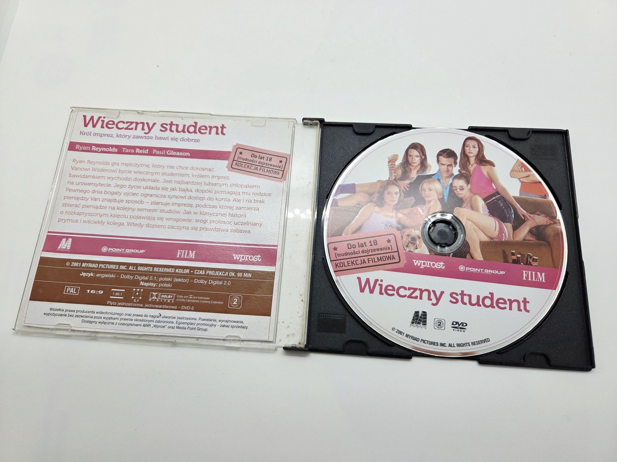 Film DVD płyta Wieczny student