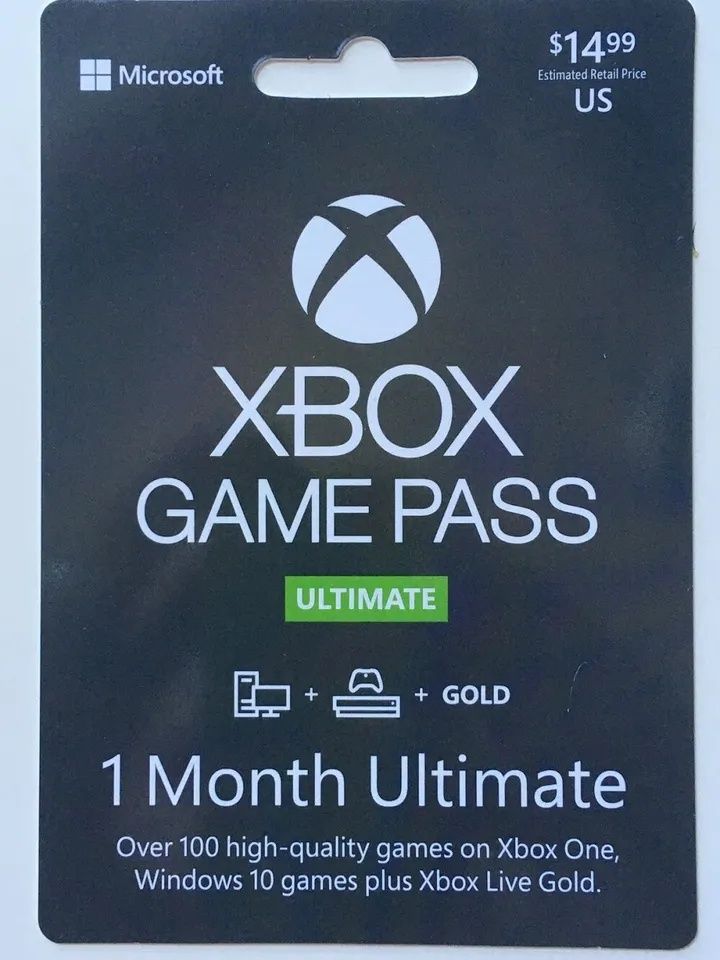 Xbox Game Pass Ultimate 1 miesiąc 30 Dni klucz Xbox One Series!