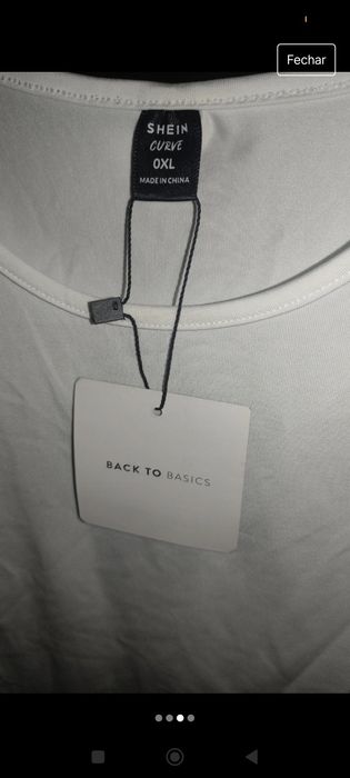 Body branco inspiração Zara , lycra tamanho xl novo