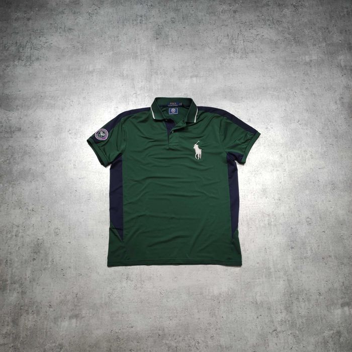 MĘSKA Elegancka PREMIUM Koszulka Polo Ralph Lauren Wimbledon Haft Logo