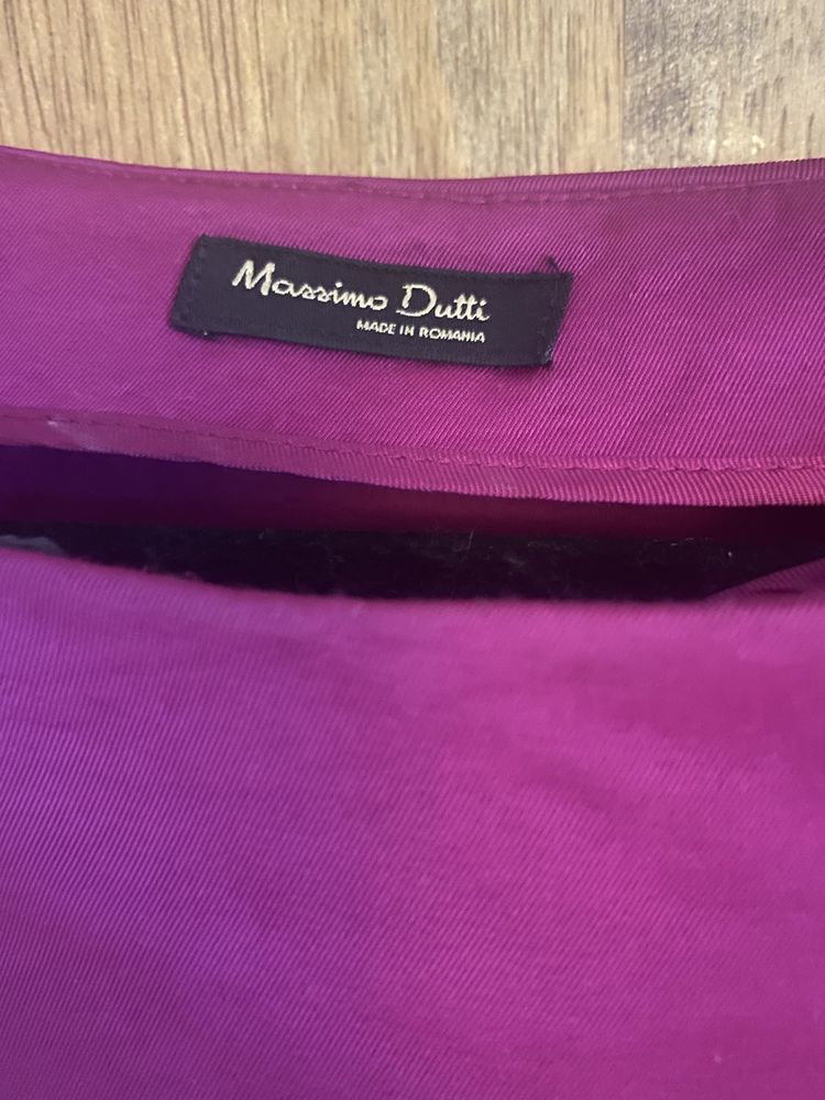 Massimo dutti, sukienka fuksja 36,XS