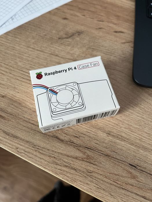 Wiatraczek do oryginalnej obudowy od radpberry pi 4