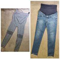 штани, джинси H&M(36р) для вагітних спортивні лосини(L|XL)