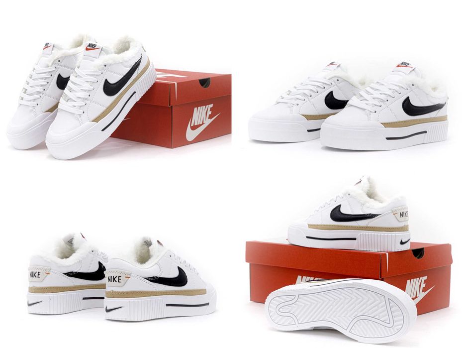 Женские кроссовки Nike Court Legacy Lift Winter 36-41 Мех! Новинка!