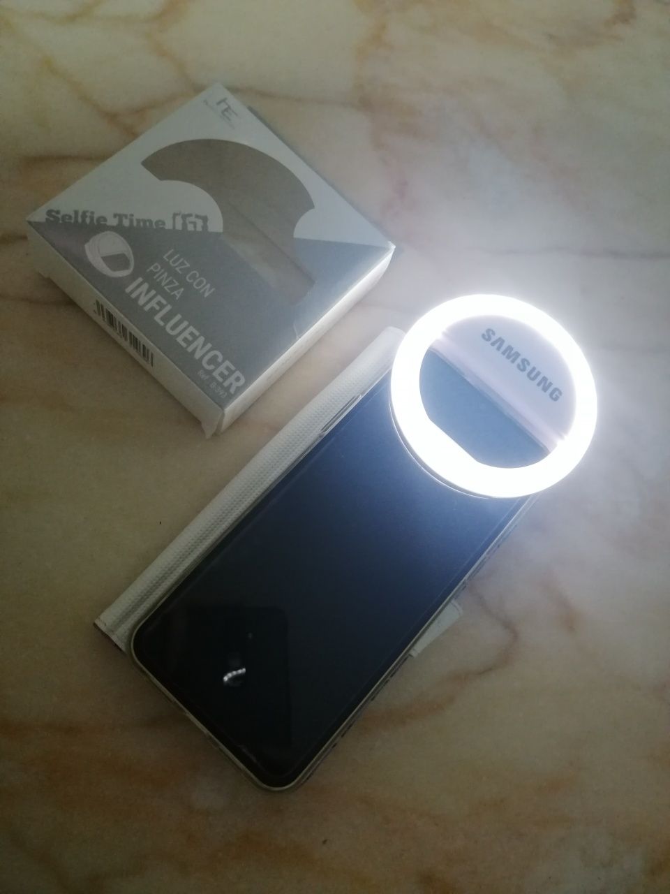 Anel luz selfie influencer Samsung NOVA