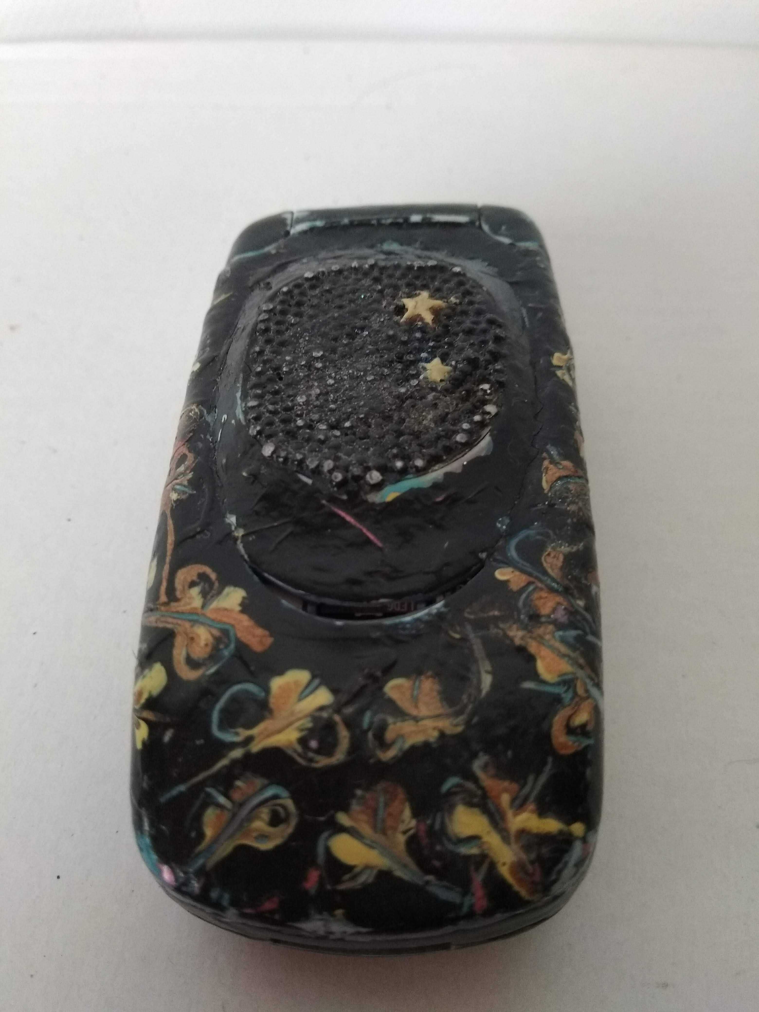Игрушечный телефон кнопочный раскладушка с антенной