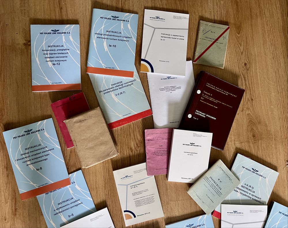 Instrukcje kolejowe PKP dla miłośnika kolei kolejarza