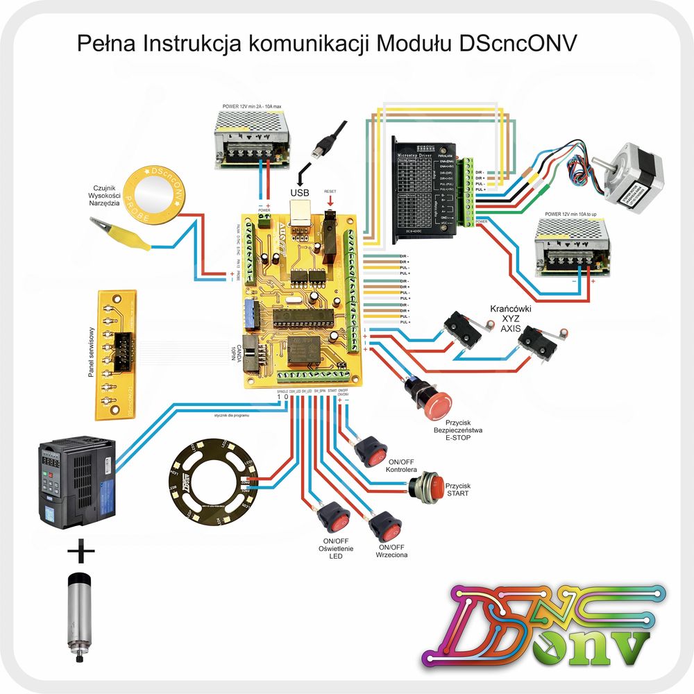 Czujnik wysokosci narzedzia SONDA arduino mach3 grbl Cnconv