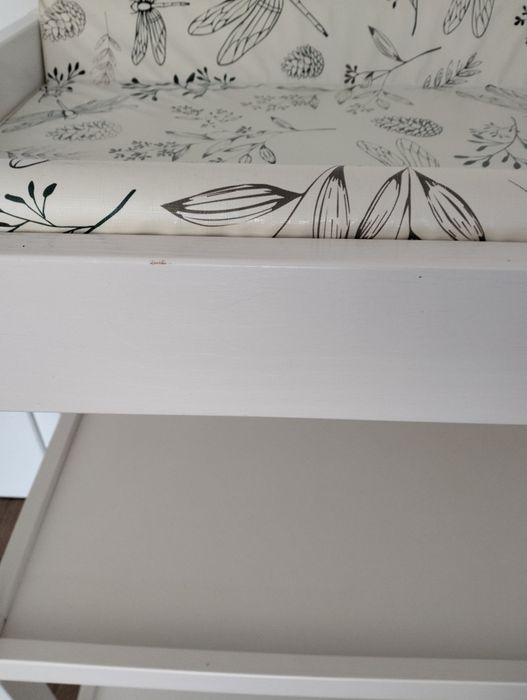 Przewijak wolnostojący drewniany IKEA biały