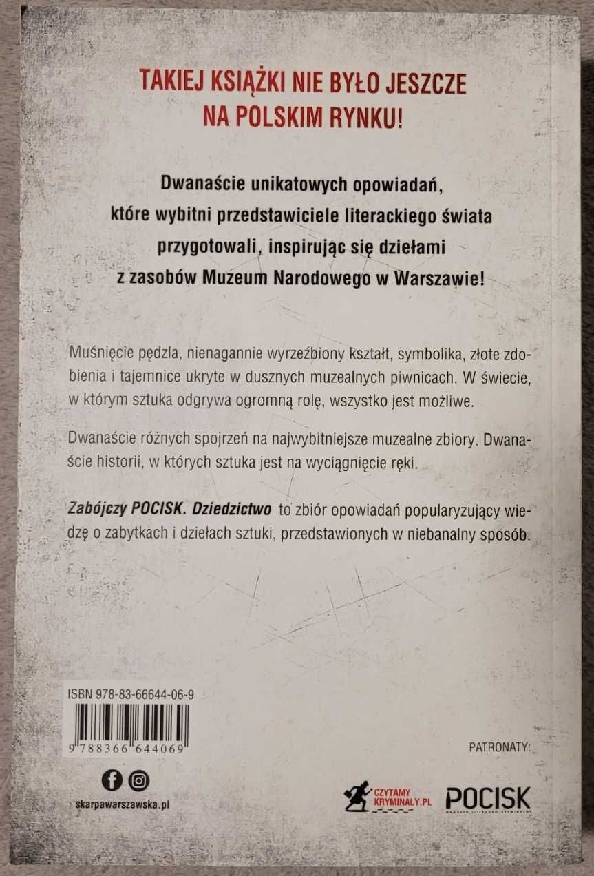 Książka kryminał - Zabójczy pocisk. Dziedzictwo, praca zbiorowa