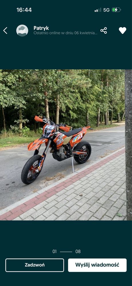KTM Exc 450 supermoto