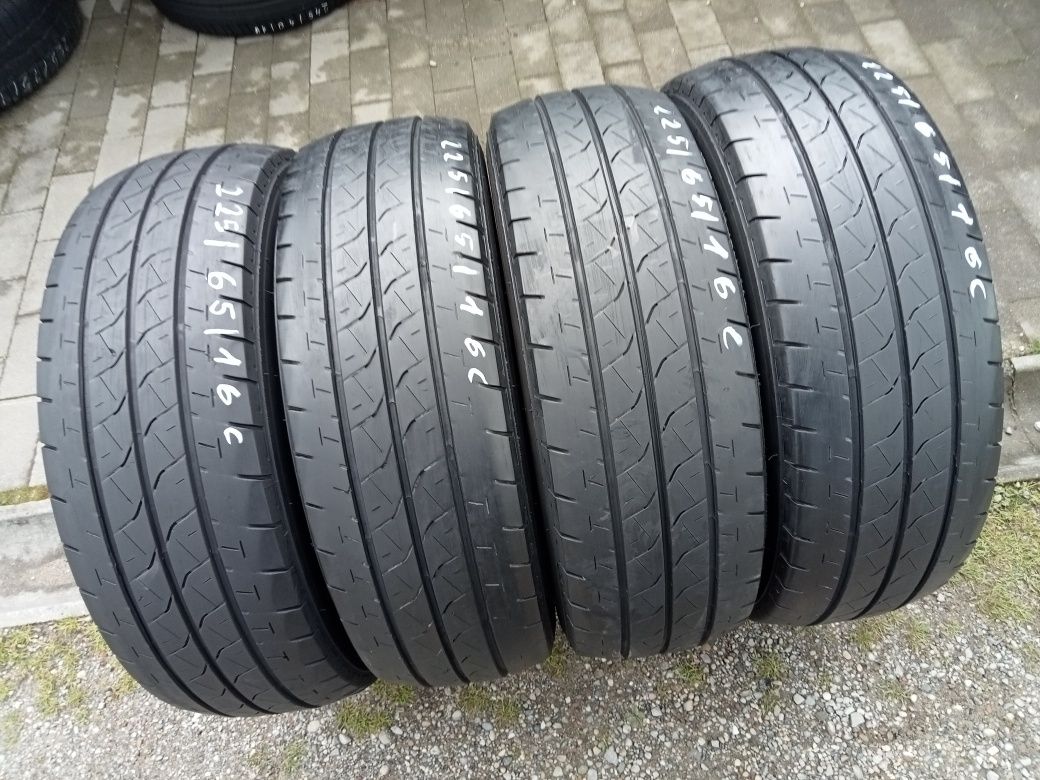 4x Opony Używane Letnie 225/65R16C Bridgestone