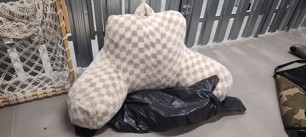 Pluszowe oparcie zagłówek siedzisko -  Duże