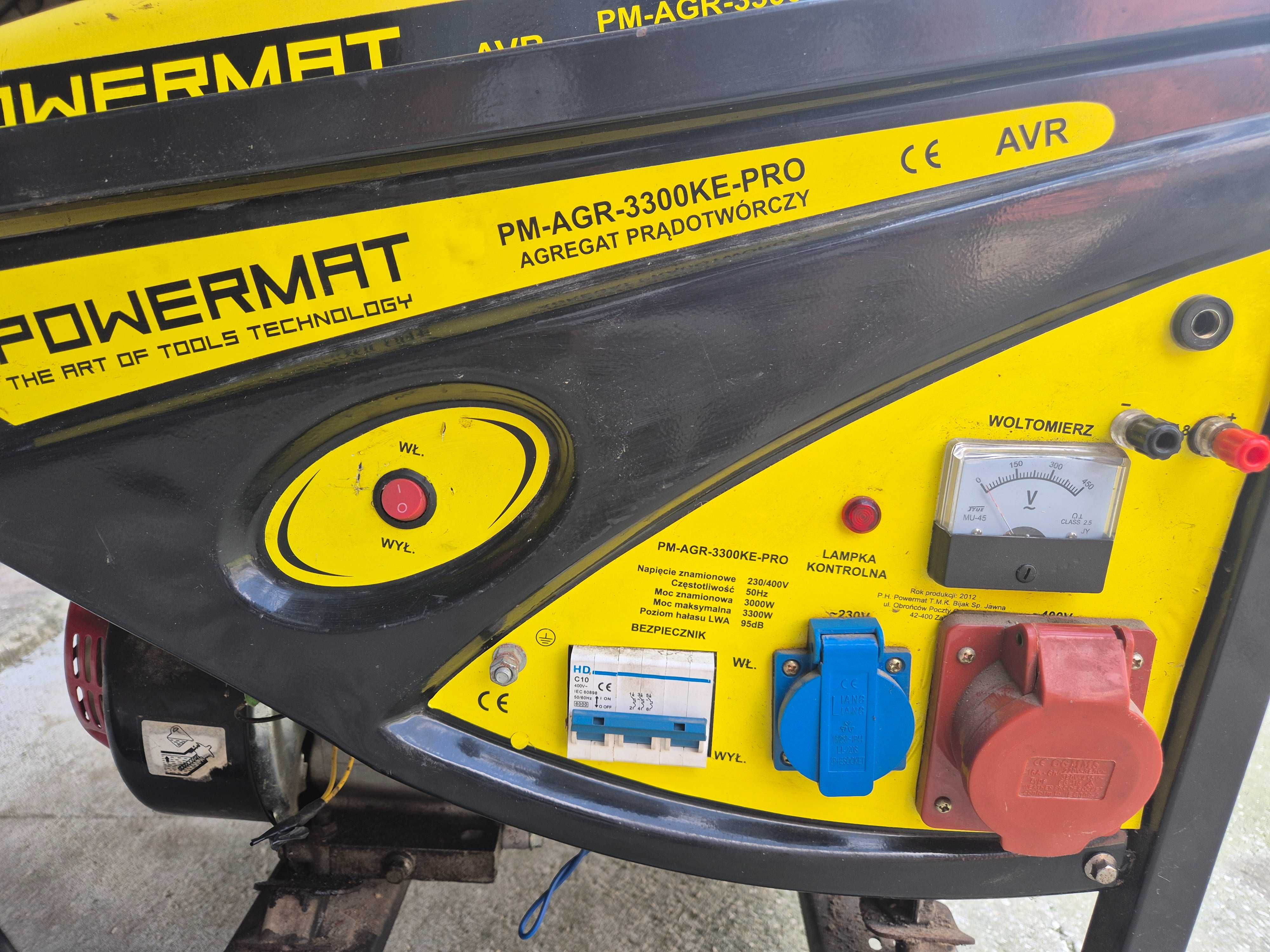 Generator agregat prądotwórczy POWERMAT 3300-AVR
