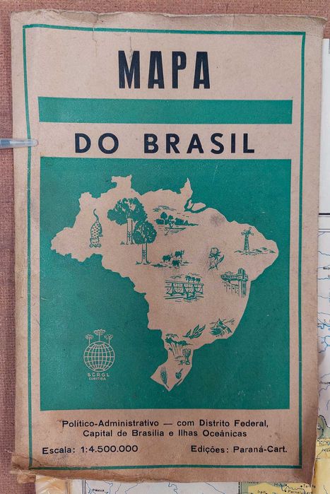 Mapa do Brasil 1965
