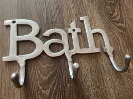 Wieszak łazienkowy Bath aluminium