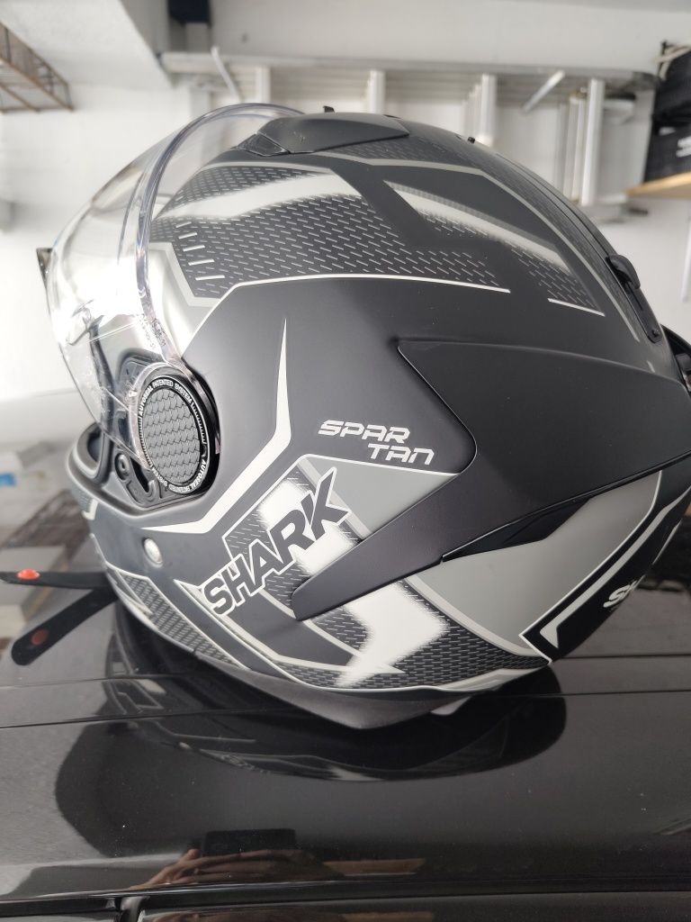 Capacete Shark com pinlock e viseira interior - impecável