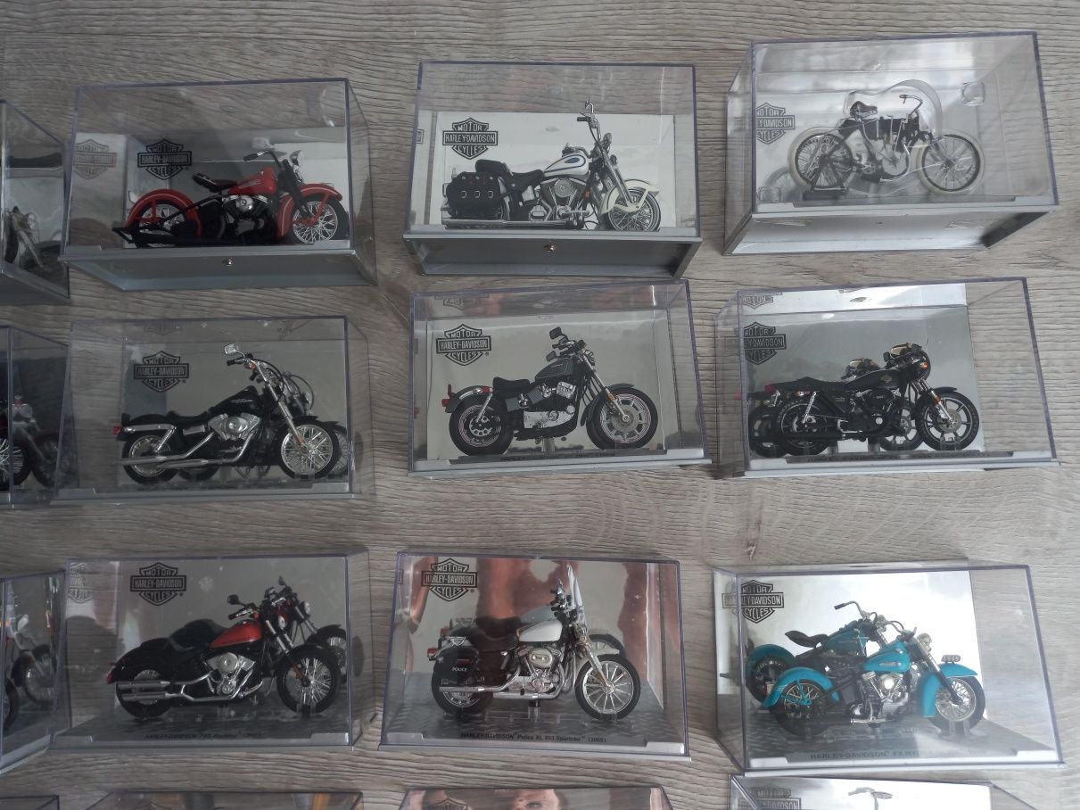Coleção 35 miniaturas Harley-Davidson