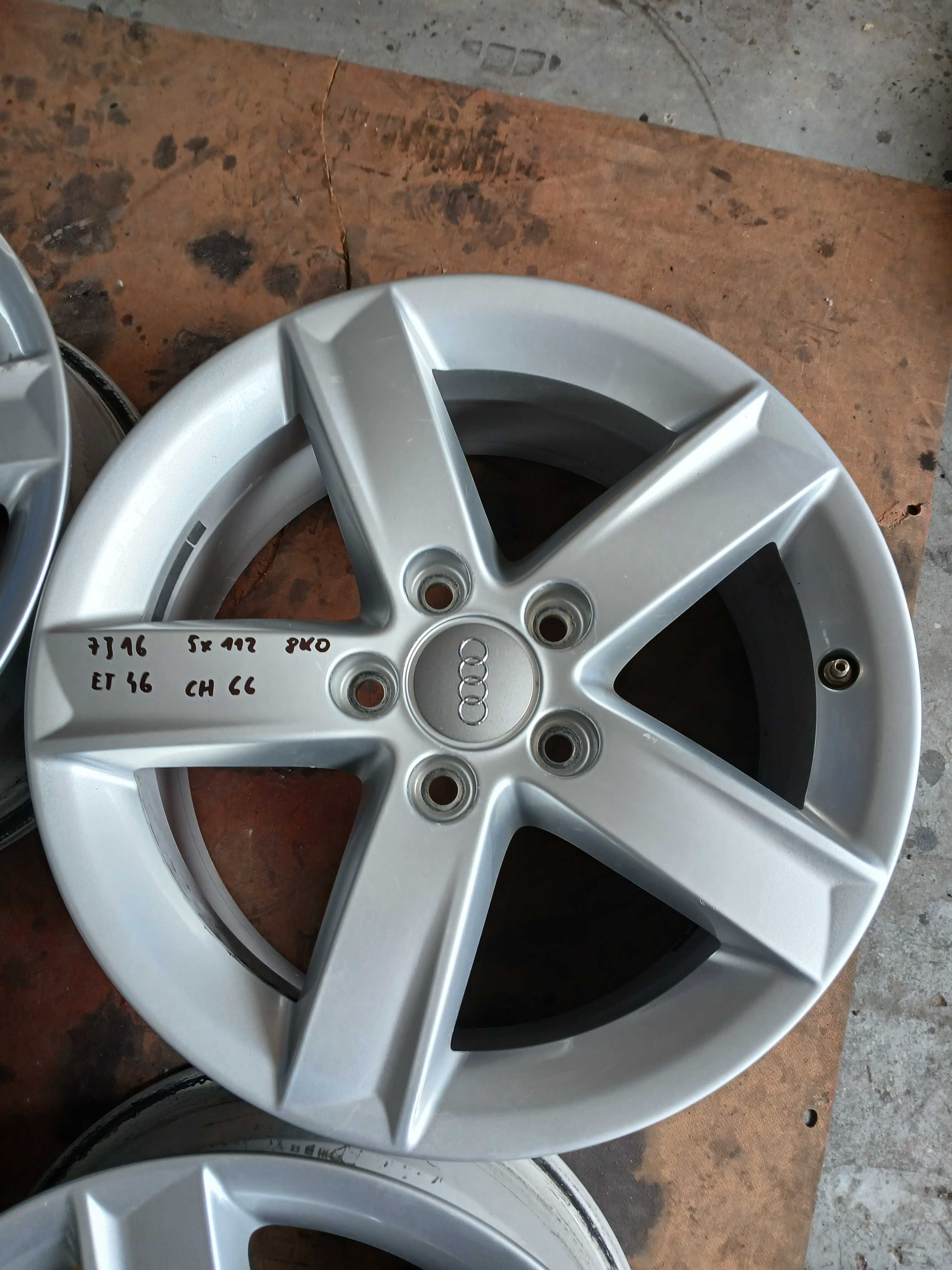 Felgi aluminiowe Audi a3 a4 a6 itp 7j16 5x112 et 46 ch 66 oryg