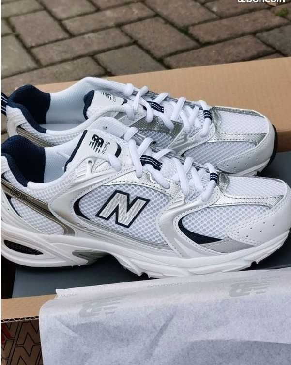 New Balance_530_white Moda_Buty_Mokasyny Mokasyny R.39.5