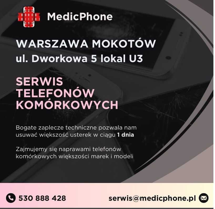 • SERWIS Telefonów GSM Warszawa • NAPRAWA •WYMIANA•  iPhone • Samsung