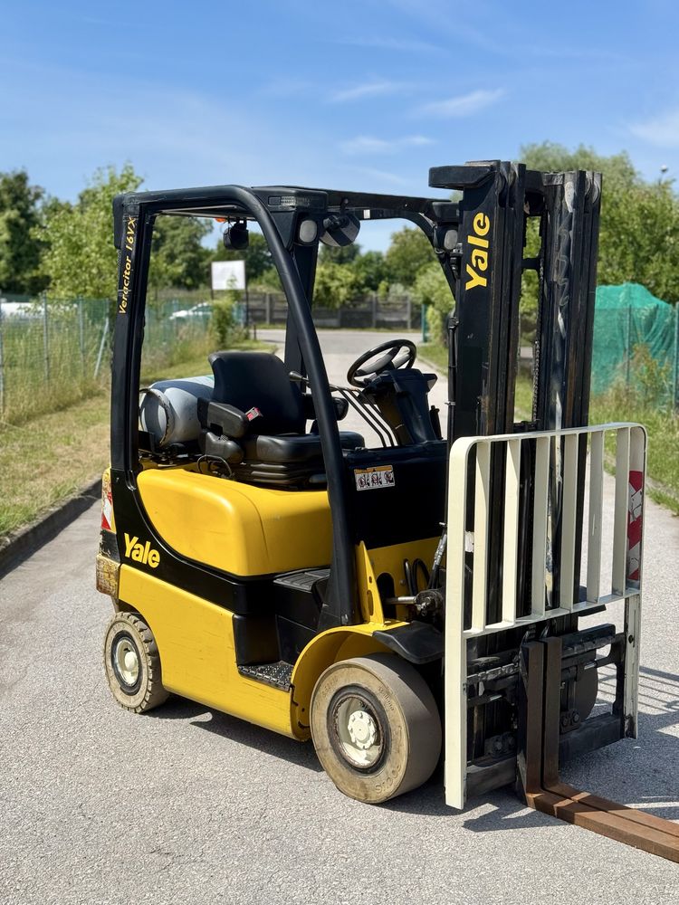 Yale [2016r] wózek widłowy 1600kg TRIPLEX 495 cm SALON PL/ UDT 03.2026
