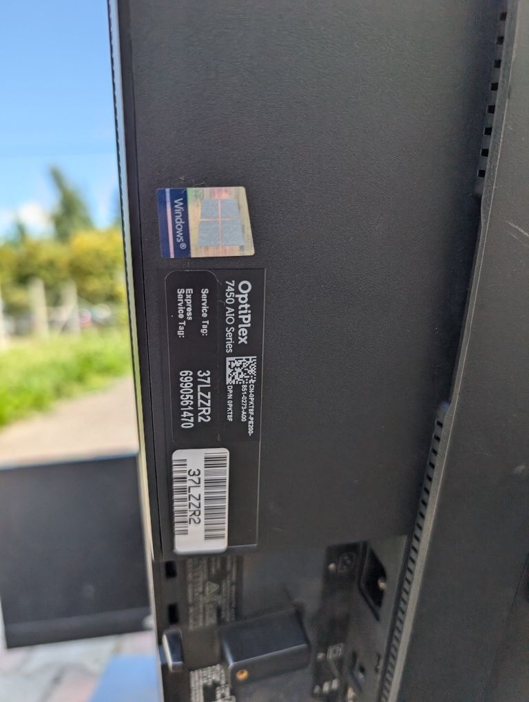 Моноблок Dell OptiPlex 7450/i3-6100/24"/8/128/FullHD/IPS/ПДВ/без ПДВ