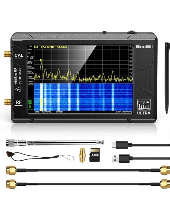 Przenośny analizator widma, Analizator widma TinySA ULTRA plus