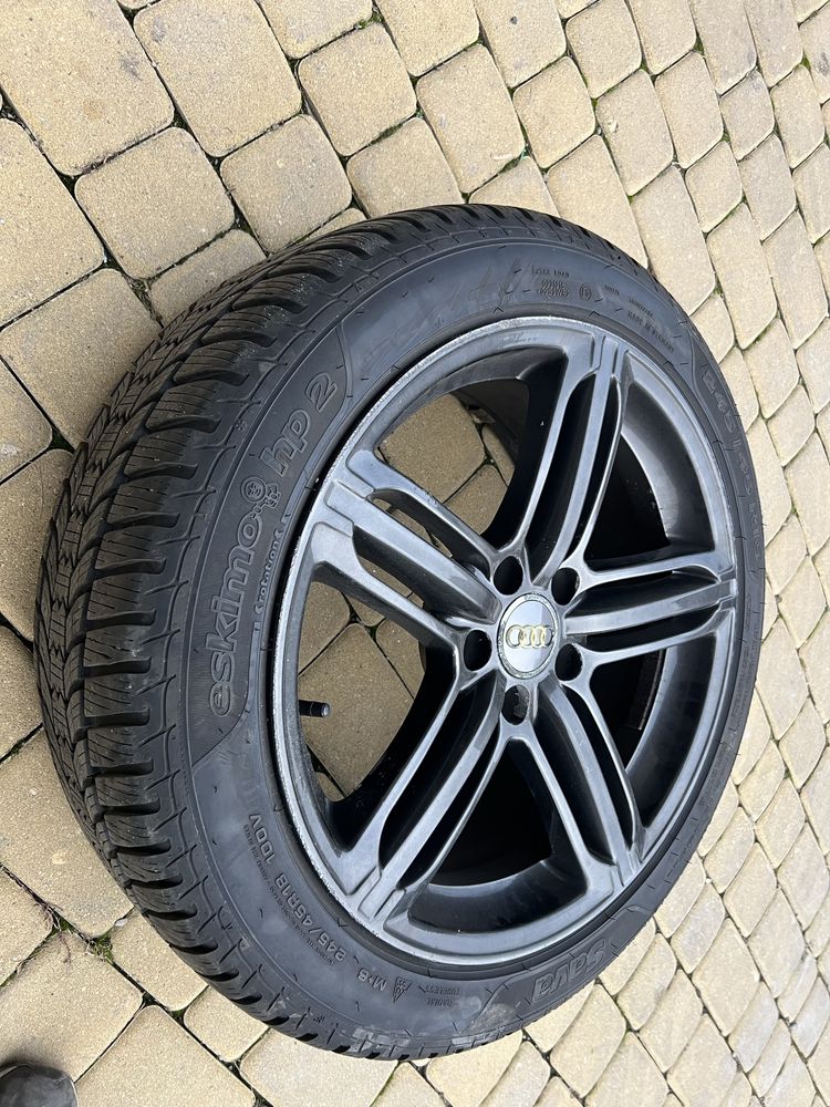 Alufelgi POMPEI OE nowe opony 245/45/18 zimowe audi a6 c7 a3/a4/a5/q5