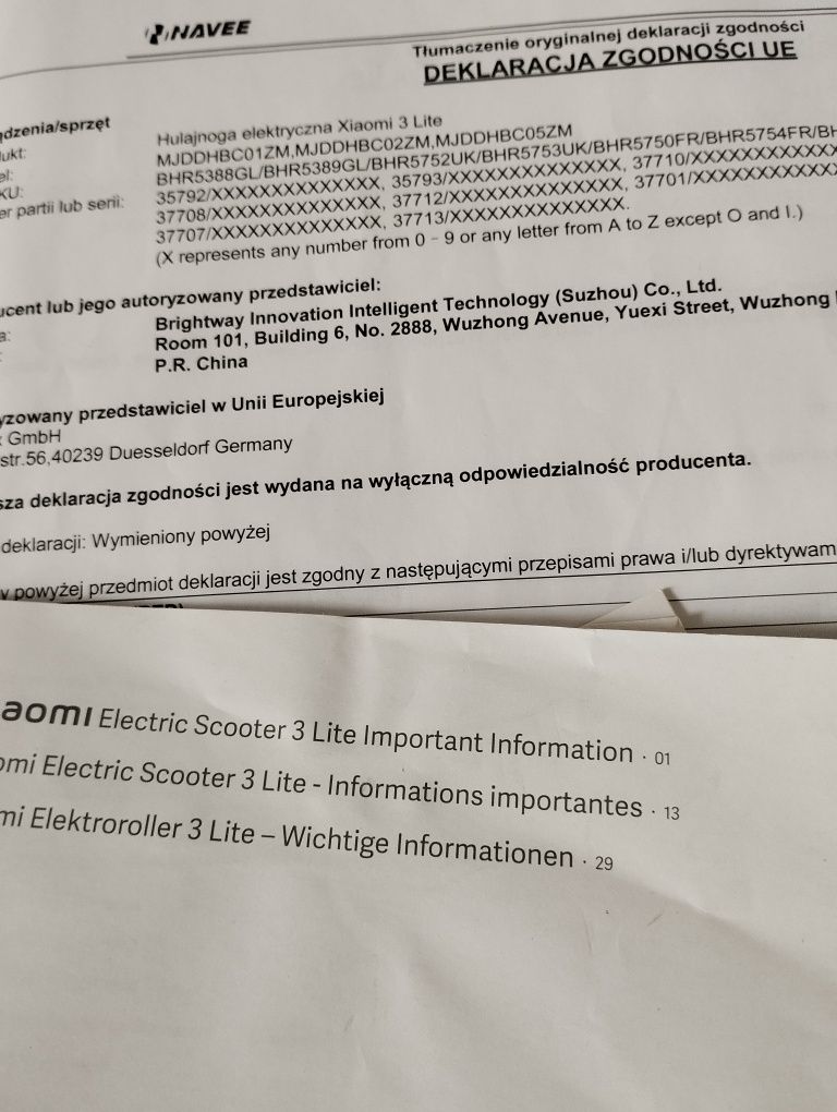 Hulajnoga elektryczna