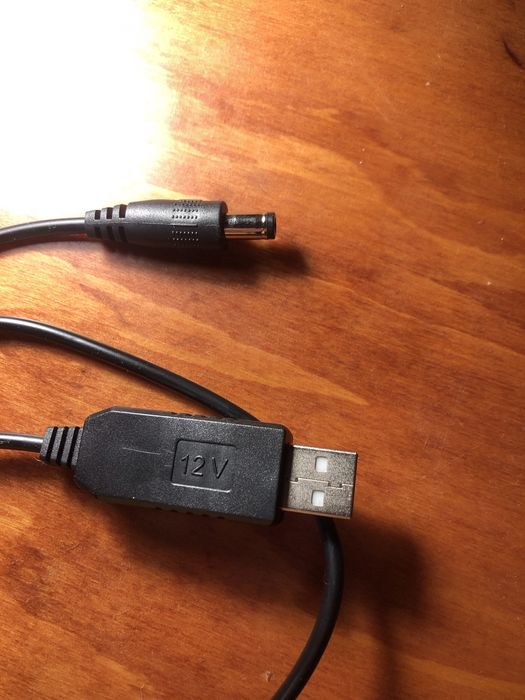 Кабель для роутера із перетворювачем на 12v (новий)