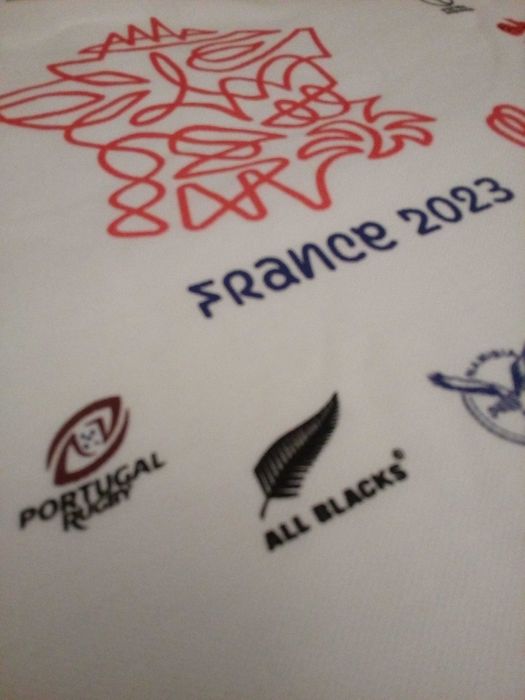 Polo comemorativo do Campeonato Mundial de Rugby 2023 France