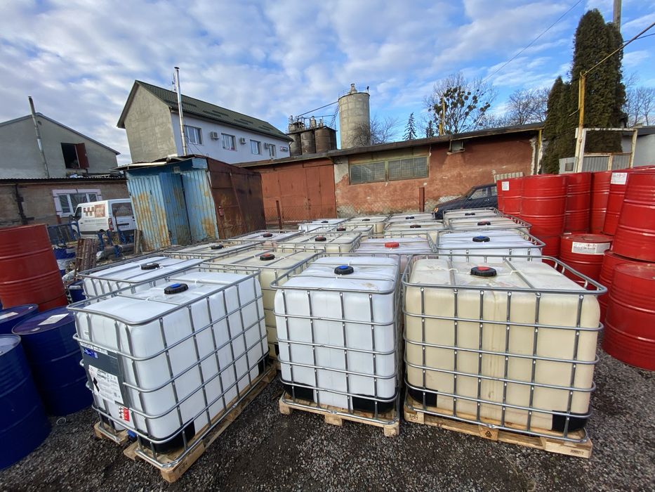 Єврокуб  1000л. б/в, бочки металеві 200л