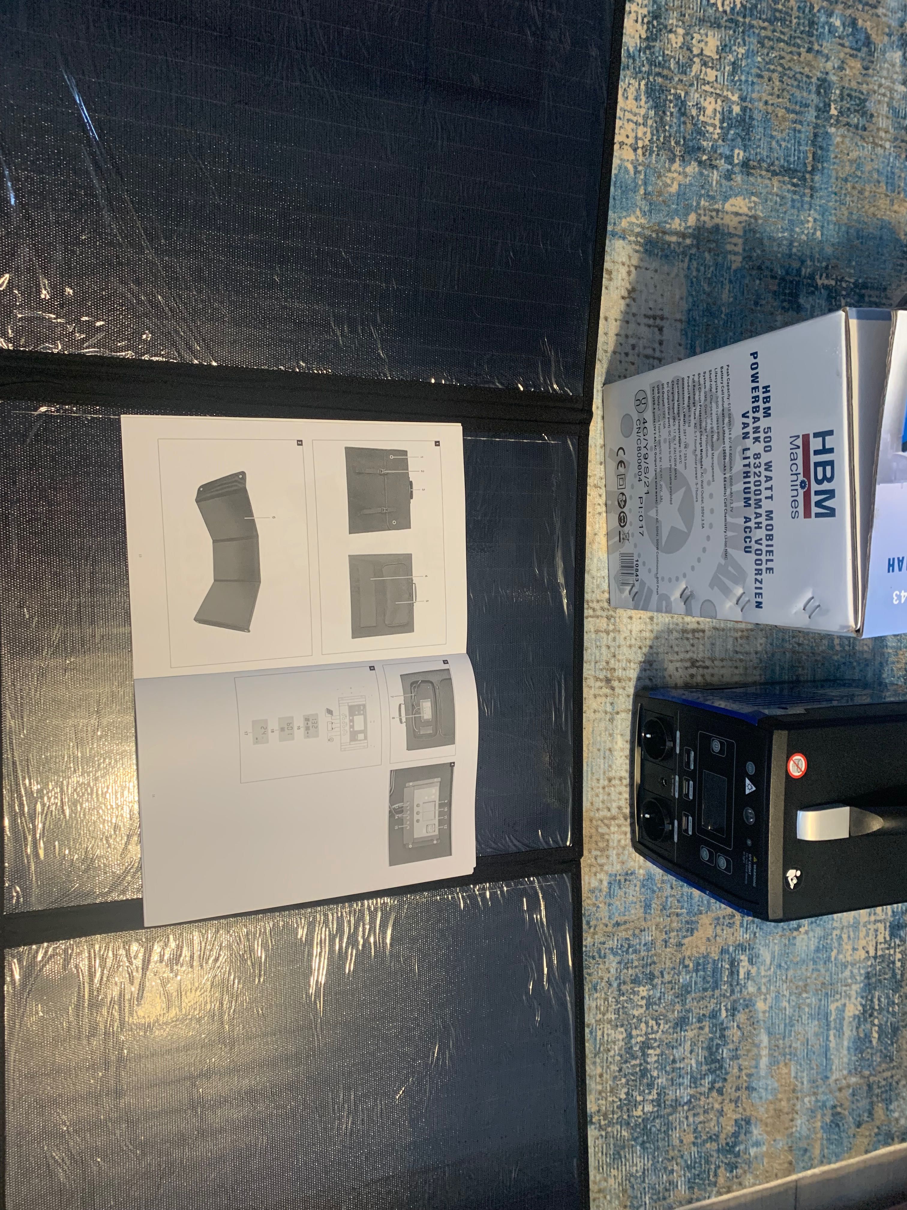 Портативні сонячні панелі виробництво Нідерланди HBM 100 W