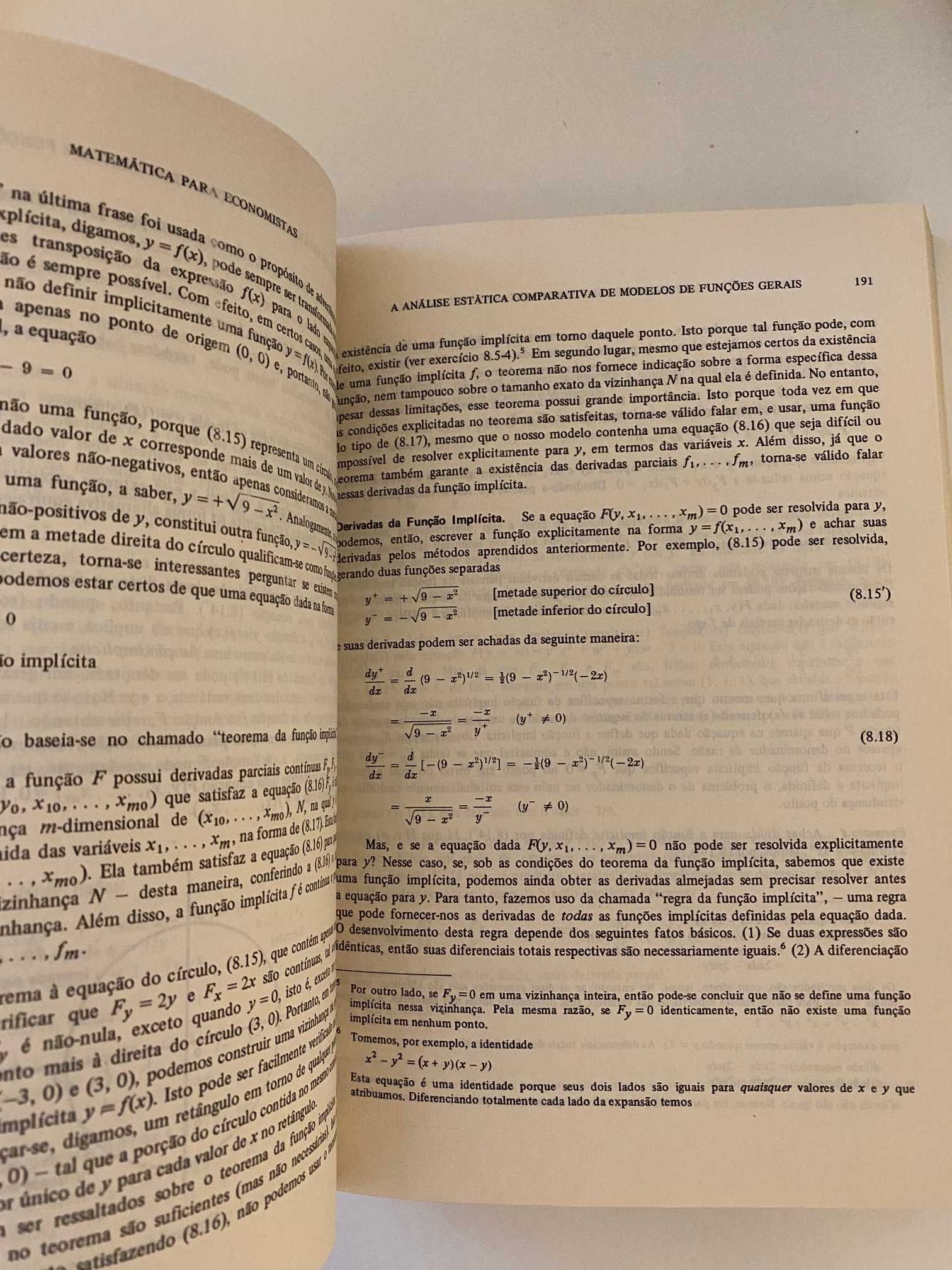 Matemática para Economistas  Alpha C. Chiang