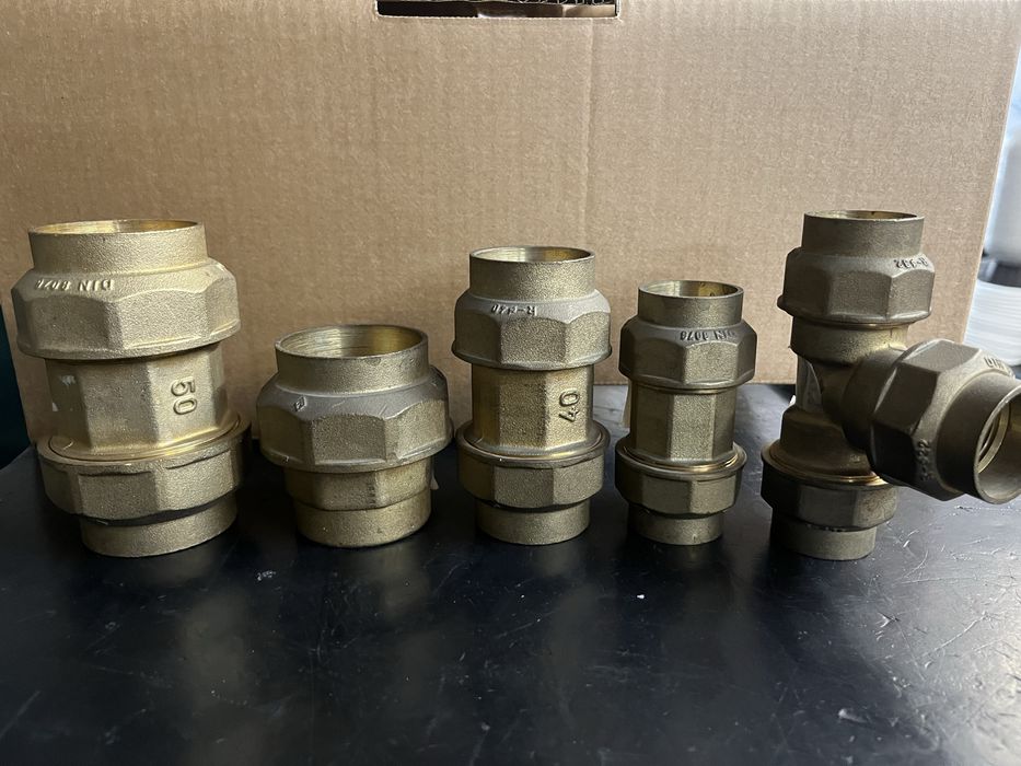 Peças aperto rapido latão